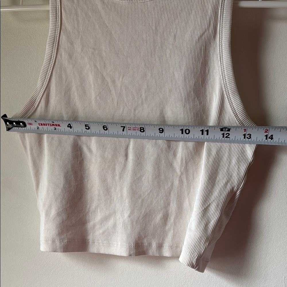 H&M Cream Ribbed Tank Top - Picture 5 of 7